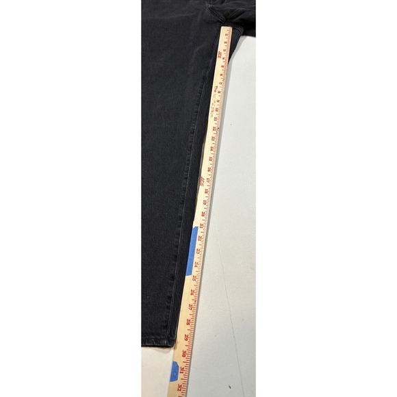 Madewell Jeans Plus Size 20W Black Curvy 90s Straight Leg Stretch Cotton Denim - Picture 8 of 9